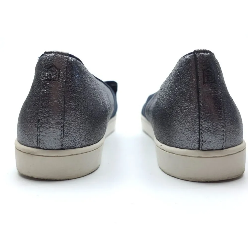 BIRDIES Slip-On Sneaker Night Sky Suede Metallic Sparkle Navy Casual Preppy Boho